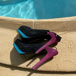 Beautiful high heel ladies shoes